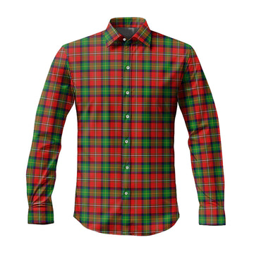 Fullerton Tartan Long Sleeve Button Up Shirt Men's Shirt - Tartan Vibes Clothing
