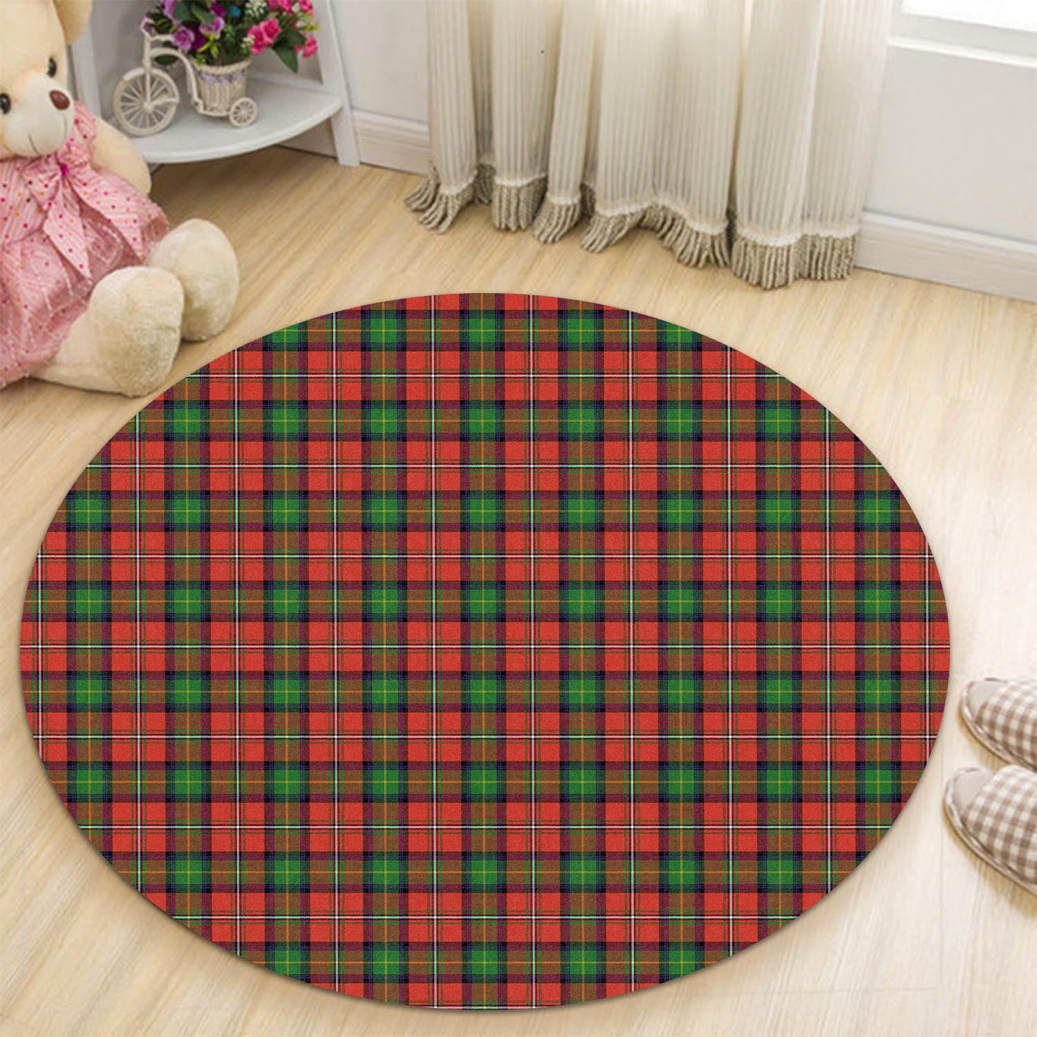 Fullerton Tartan Round Rug - Tartan Vibes Clothing