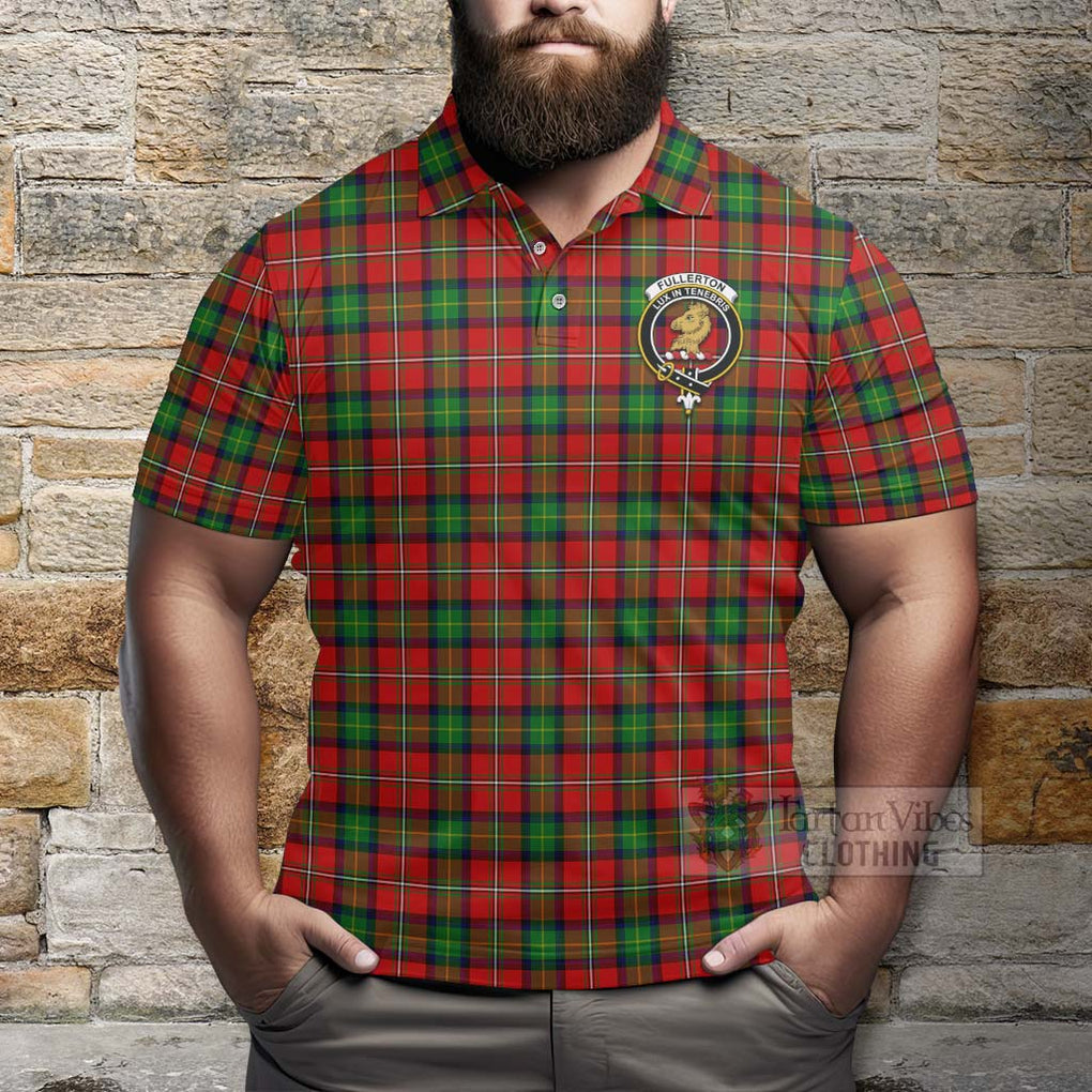 Fullerton Tartan Polo Shirt with Family Crest Celtic Skull Style - Tartan Vibes Clothing