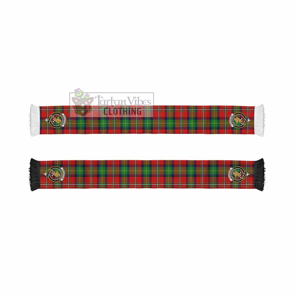 Fullerton Tartan Ruffneck Scarf with Family Crest - Tartan Vibes Clothing