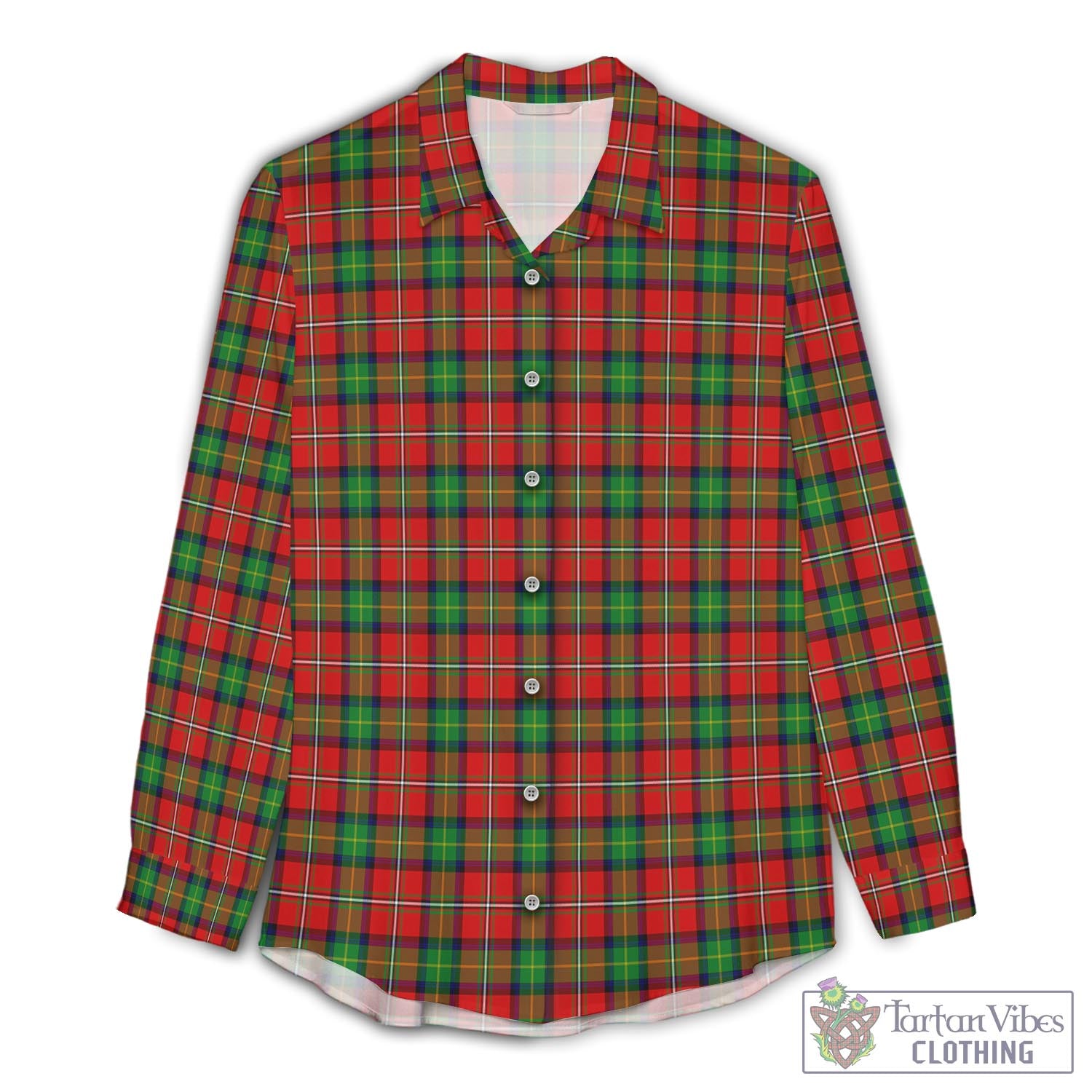 Fullerton Tartan Women's Casual Shirt - Tartan Vibes Clothing