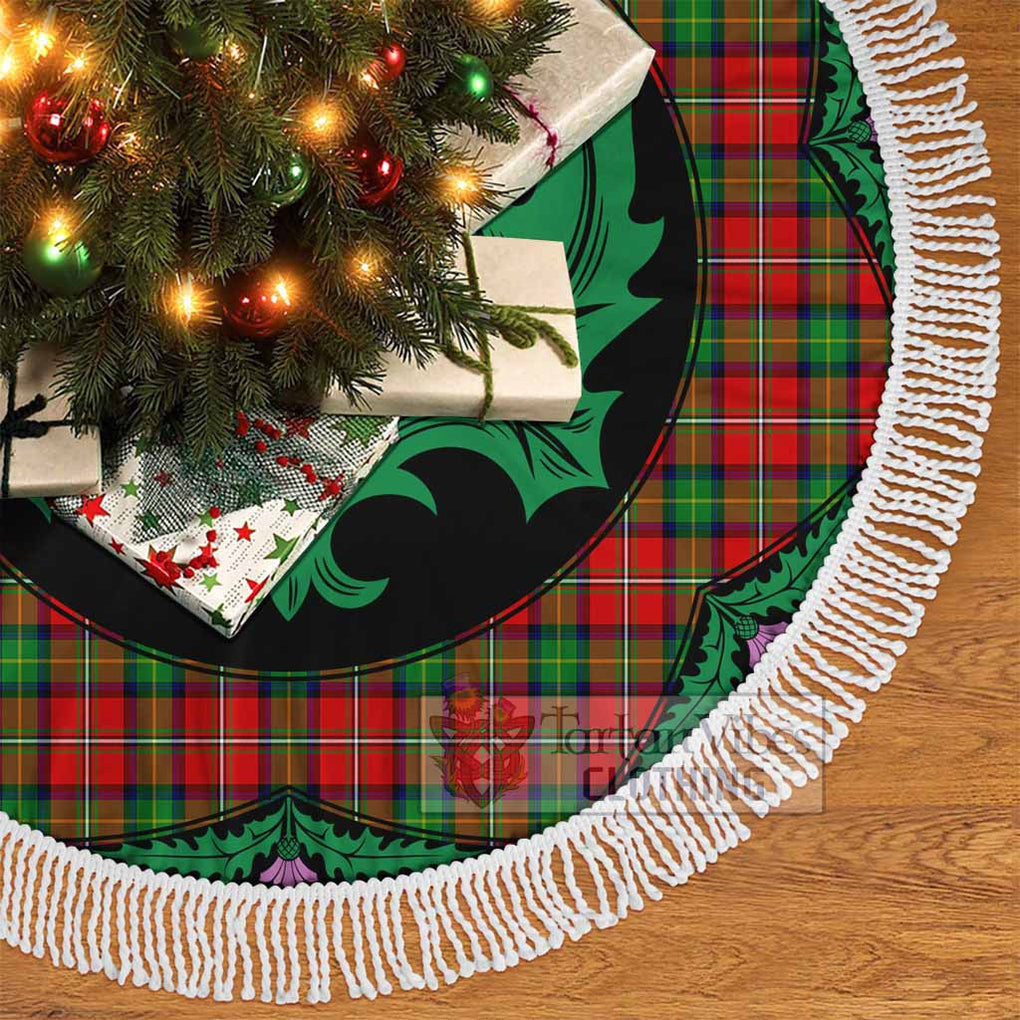Fullerton Tartan Christmas Tree Skirt Scottish Thistle Style - Tartan Vibes Clothing