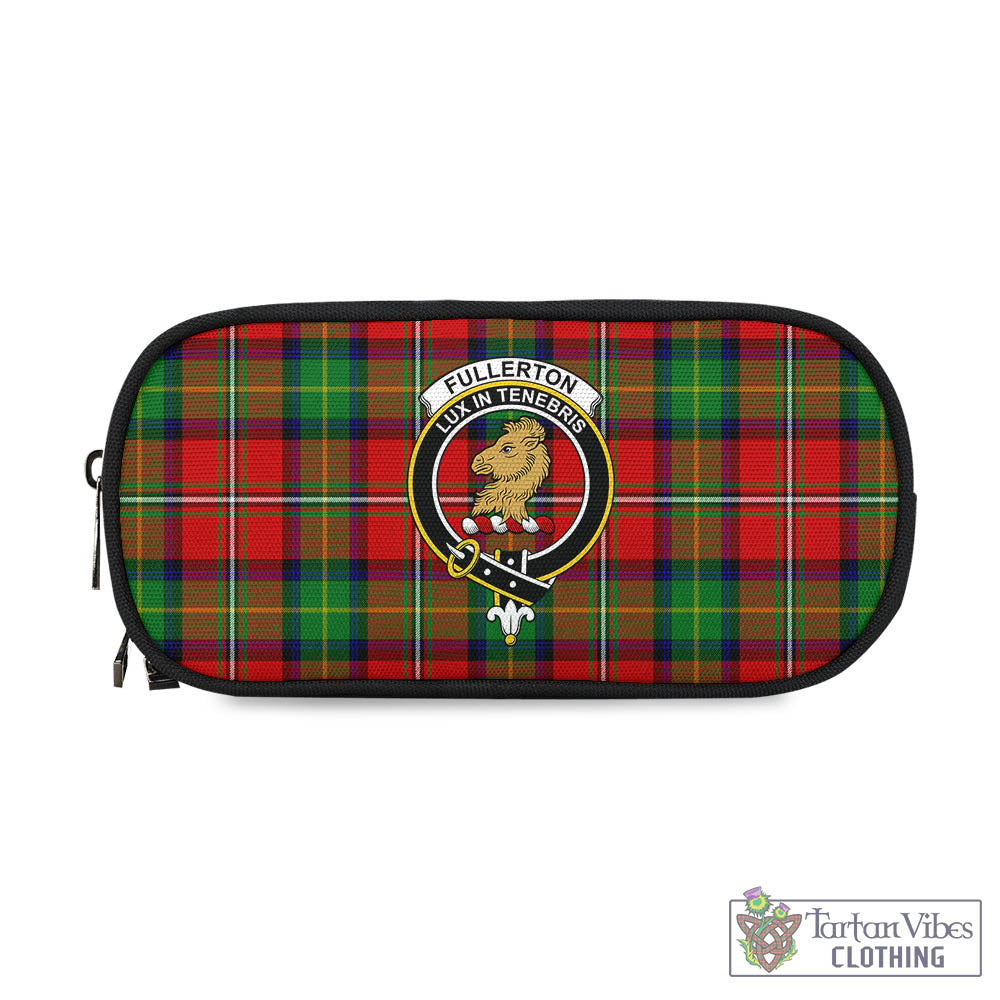 Fullerton Tartan Pen and Pencil Case with Family Crest - Tartan Vibes Clothing