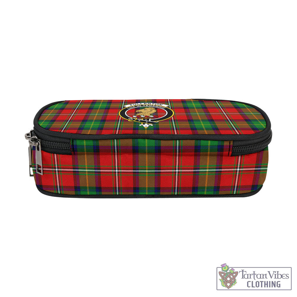 Fullerton Tartan Pen and Pencil Case with Family Crest - Tartan Vibes Clothing