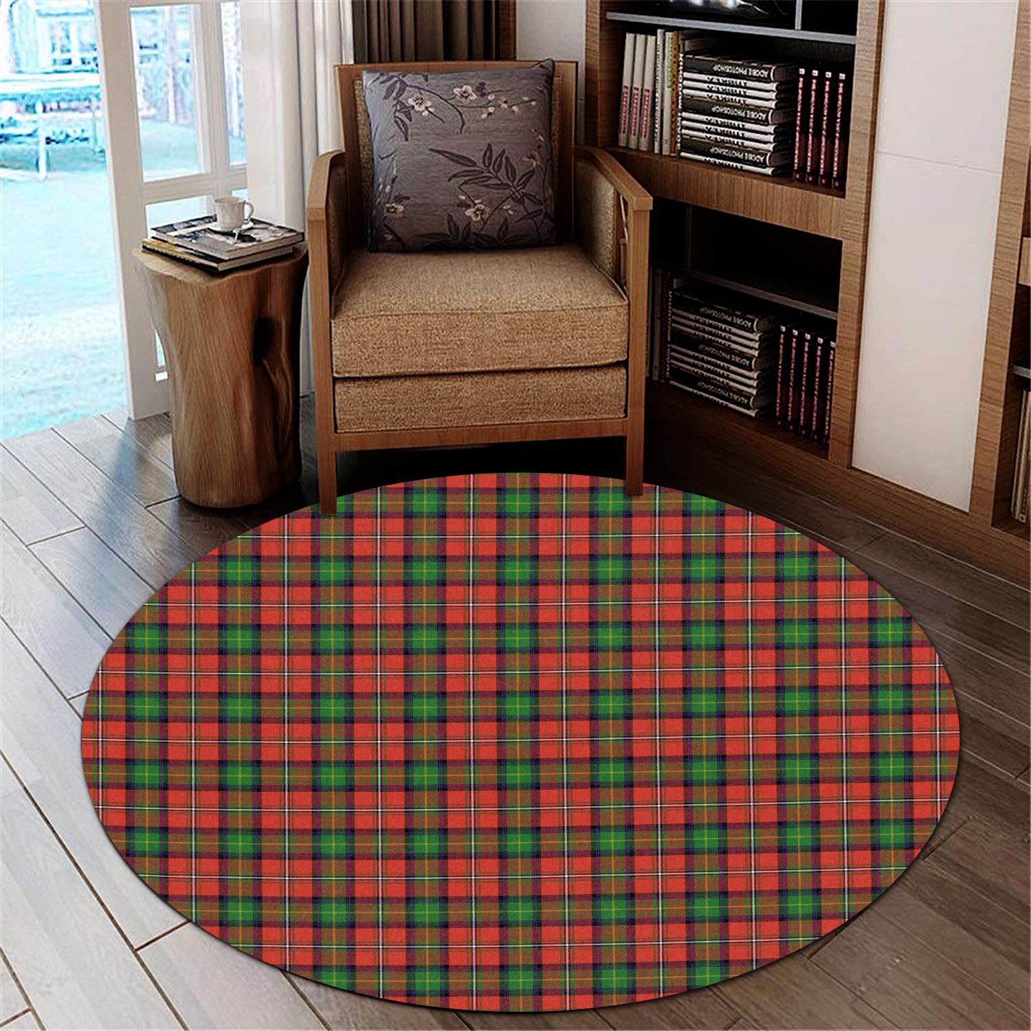 Fullerton Tartan Round Rug - Tartan Vibes Clothing