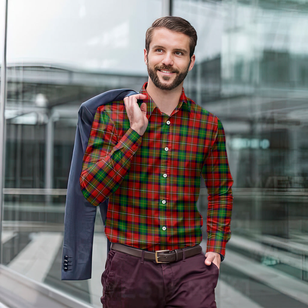 Fullerton Tartan Long Sleeve Button Up Shirt - Tartan Vibes Clothing