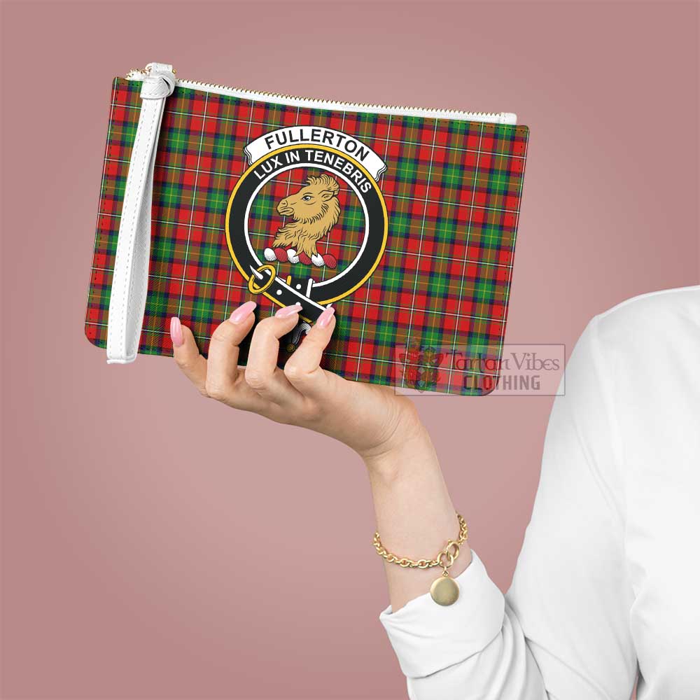 Tartan Vibes Clothing Fullerton Family Crest Tartan Clutch Bag