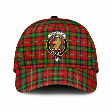 Fullerton Tartan Classic Cap with Family Crest