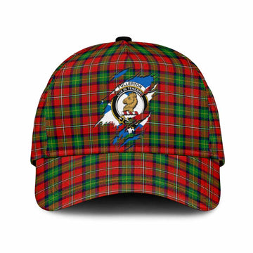 Fullerton Tartan Classic Cap with Family Crest In Me Style