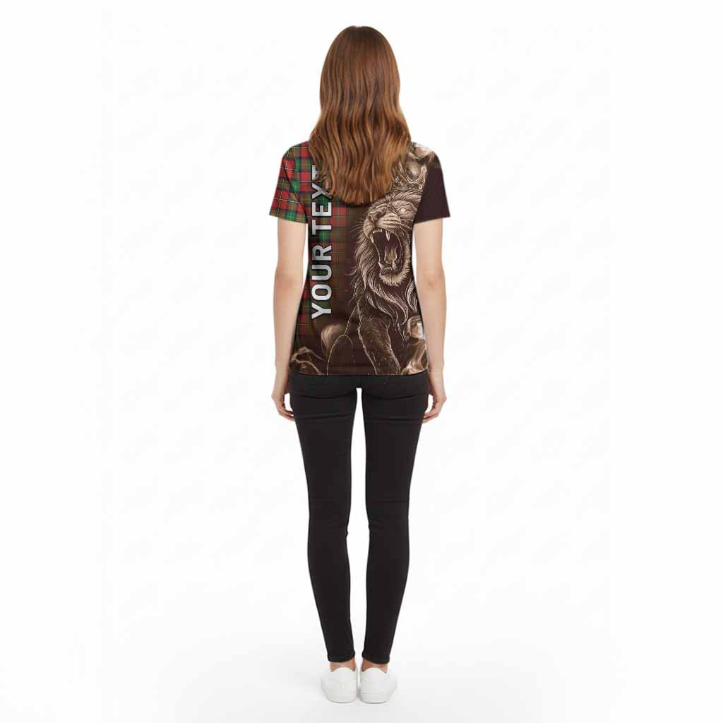 Fullerton Tartan Cotton T-shirt Roaring Lion Heritage