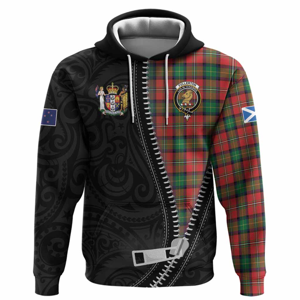 Fullerton Tartan Hoodie New Zealand Pattern Unique Zipper Stylized