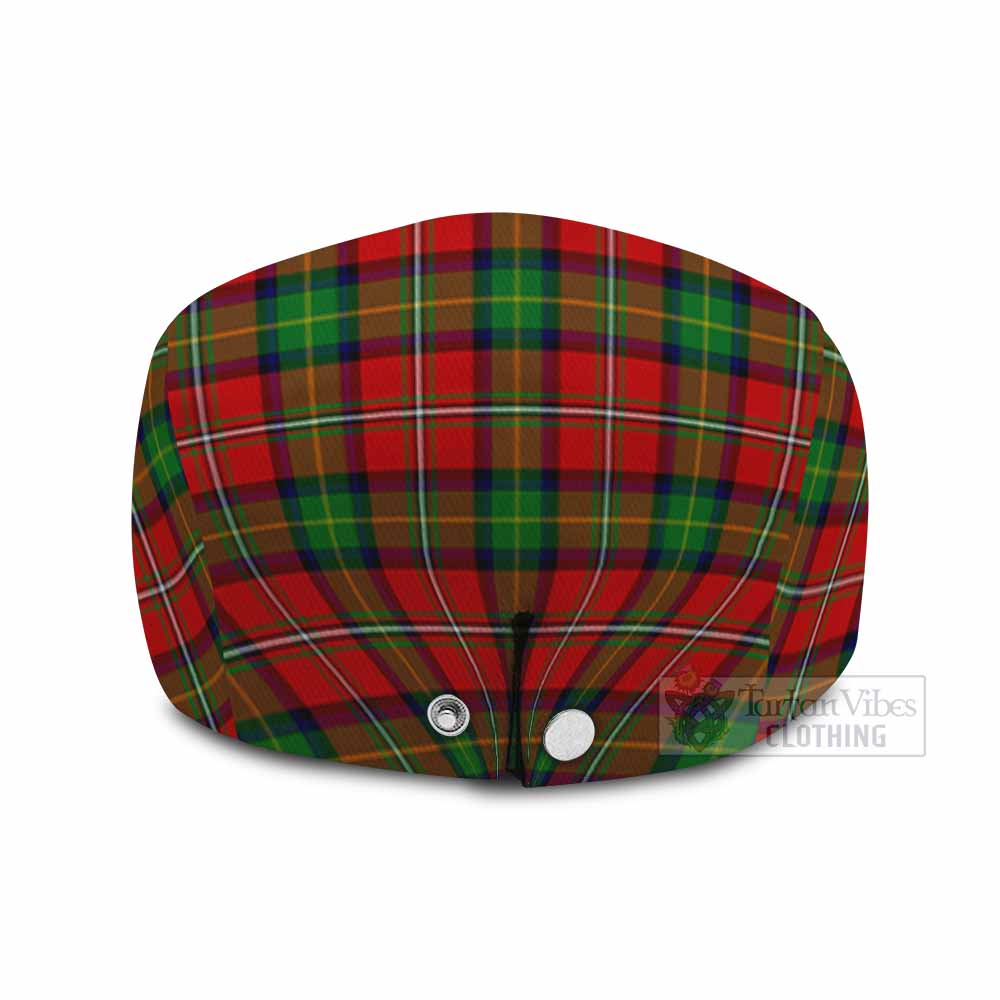 Fullerton Tartan Jeff Cap, Tartan Flat Cap