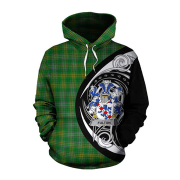 Fulton Irish Clan Cotton Hoodie Celtic Circle Style