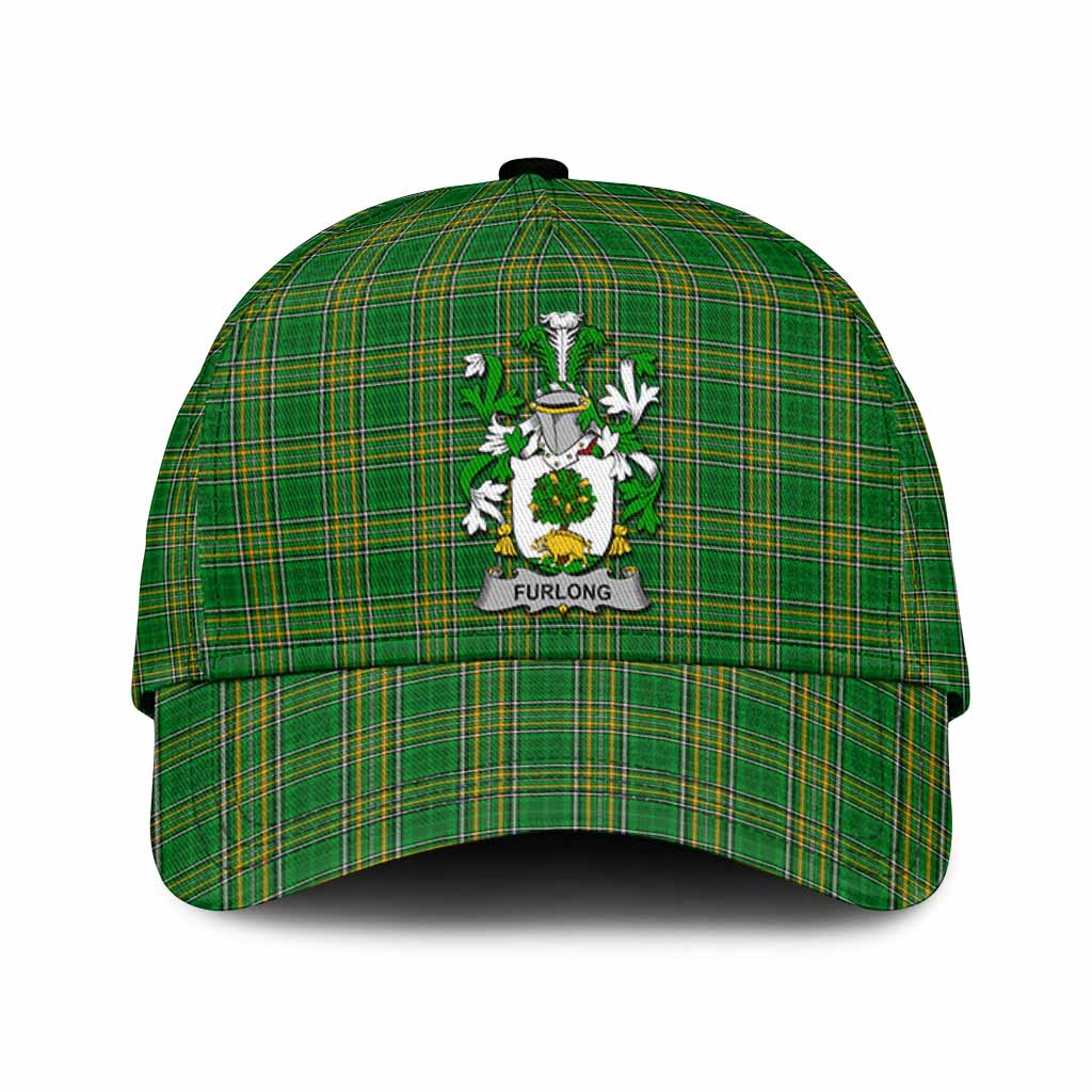 Furlong Irish Clan Tartan Classic Cap with Coat of Arms