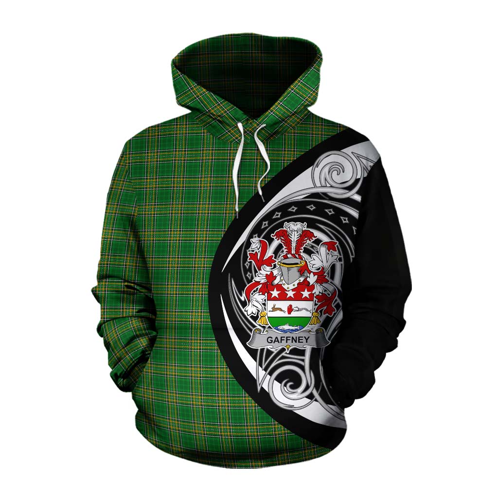 Tartan Vibes Clothing Gaffney Irish Clan Cotton Hoodie Celtic Circle Style