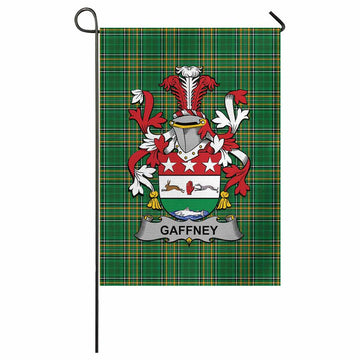 Gaffney Irish Clan Tartan Garden Flag with Coat of Arms