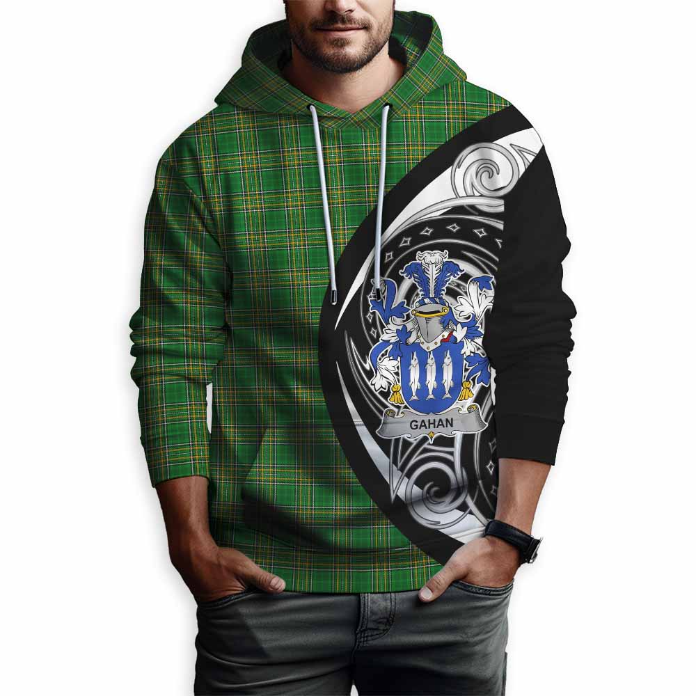 Tartan Vibes Clothing Gahan Irish Clan Hoodie Celtic Circle Style