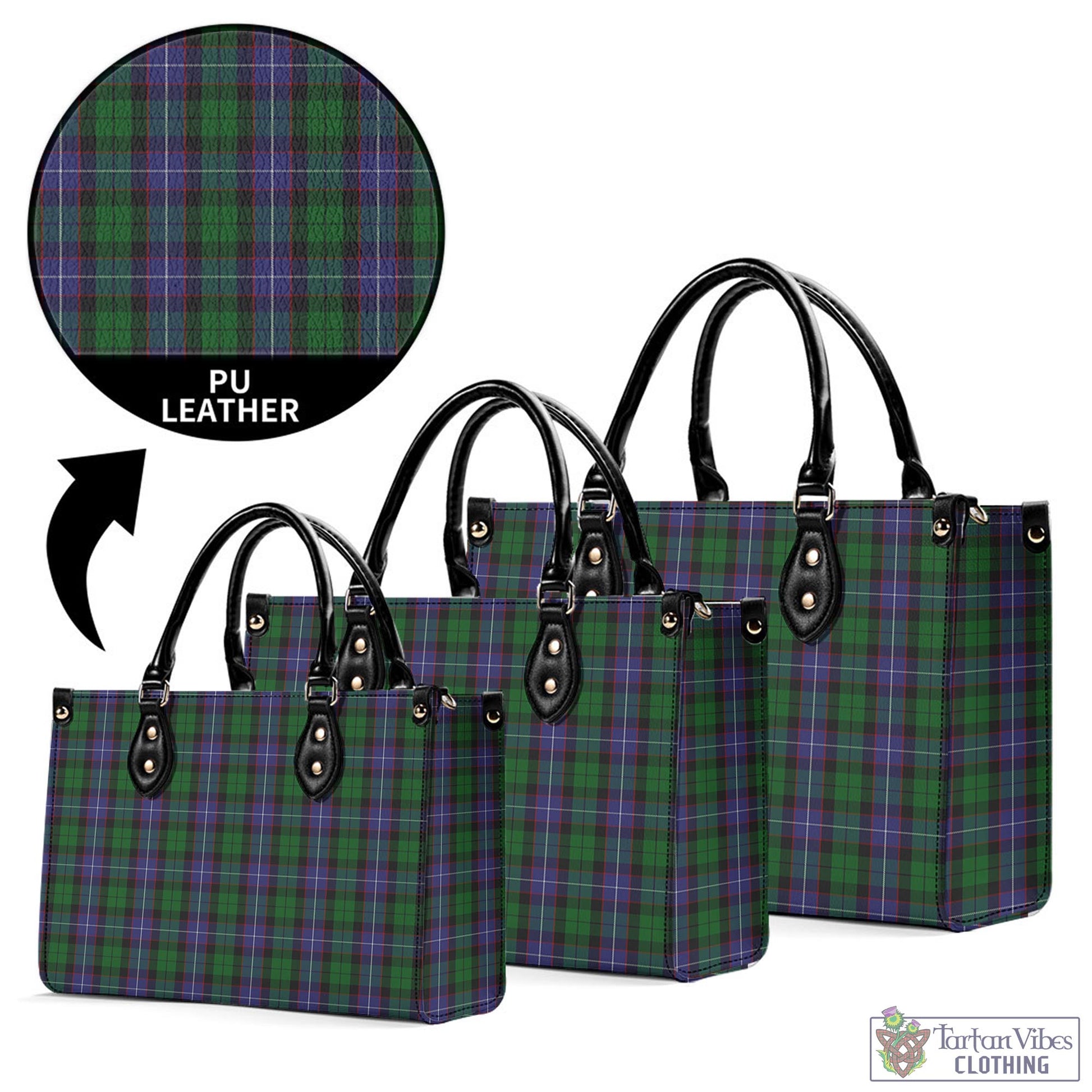 Tartan Vibes Clothing Galbraith Tartan Luxury Leather Handbags