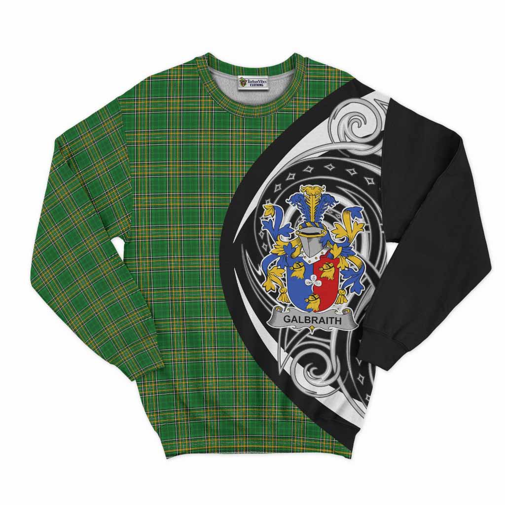 Tartan Vibes Clothing Galbraith Irish Clan Sweatshirt Celtic Circle Style