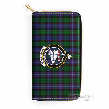 Galbraith Tartan Women's Leather Wallet with Family Crest