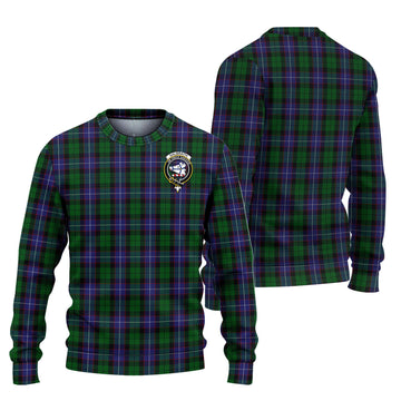 Galbraith Tartan Knitted Sweater with Family Crest Unisex - Tartanvibesclothing