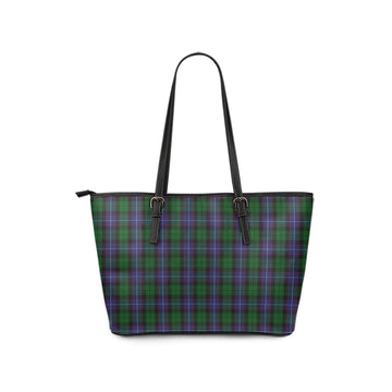 Galbraith Tartan Leather Tote Bag