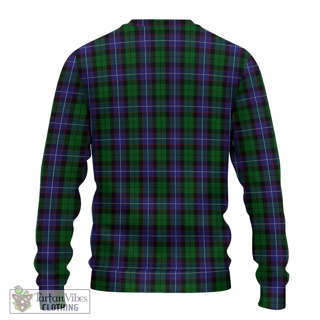 Galbraith Tartan Knitted Sweater with Family Crest DNA In Me Style - Tartanvibesclothing Shop
