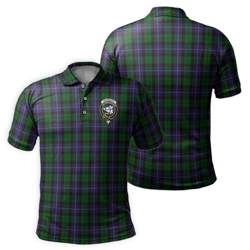 Galbraith Tartan Men's Polo Shirt with Family Crest