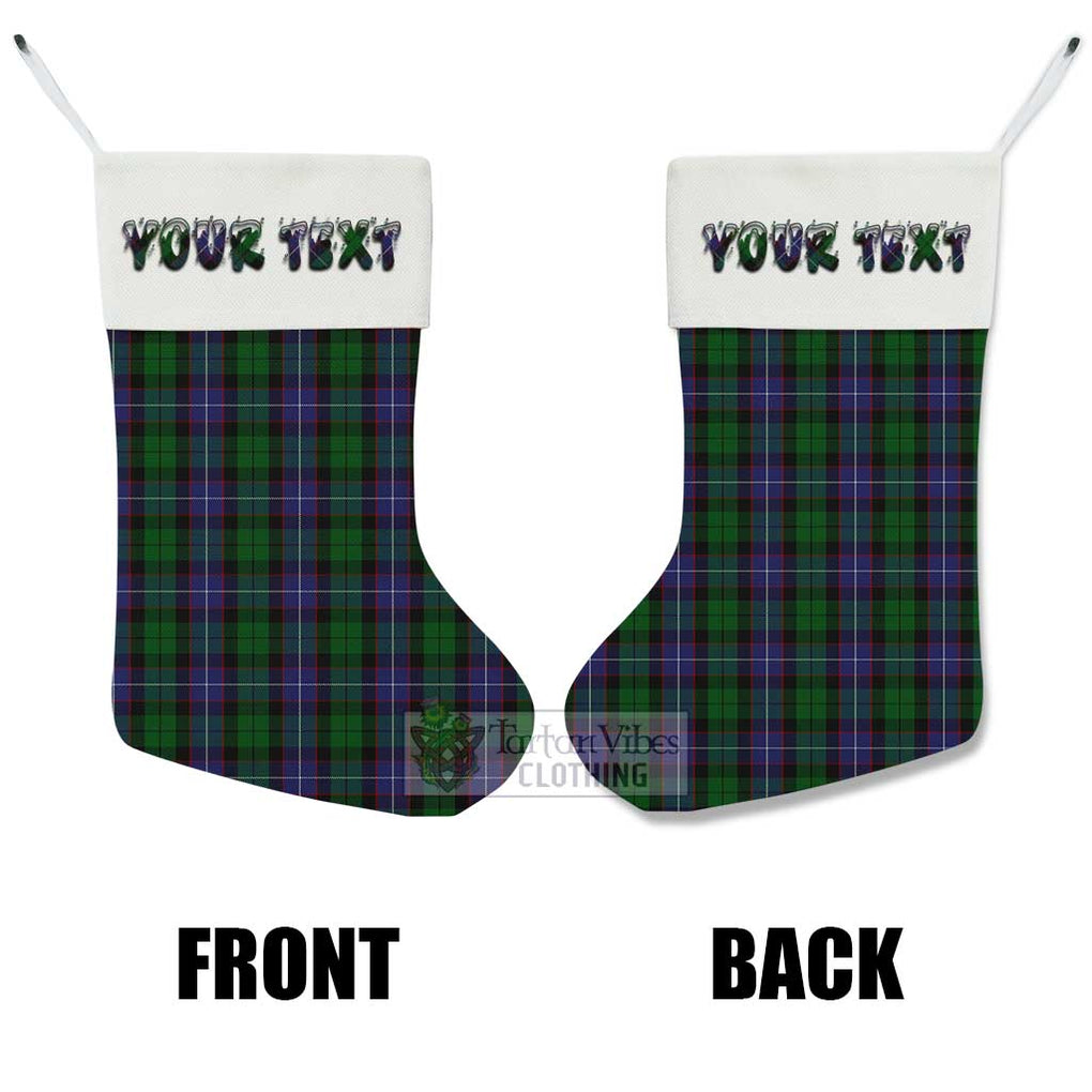 Tartan Vibes Clothing Galbraith Tartan Christmas Stocking with Personalized Text