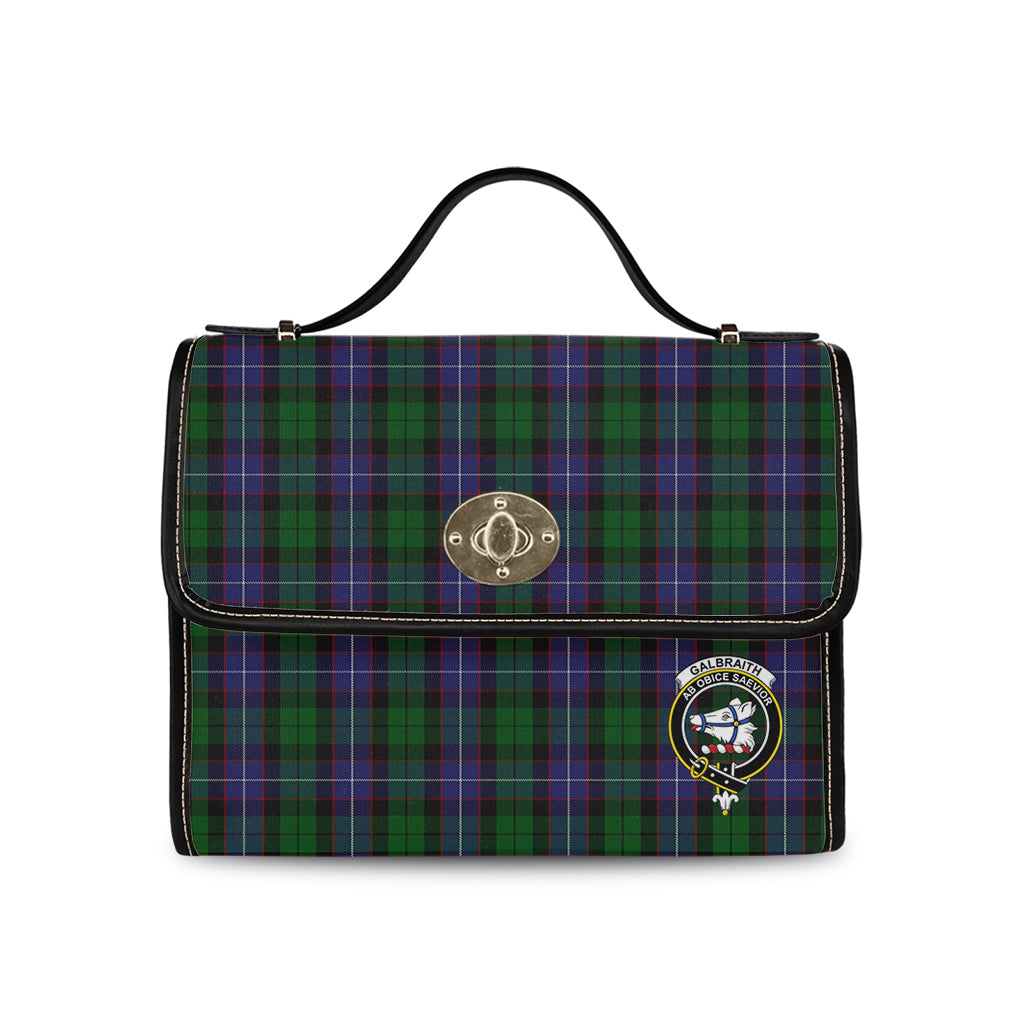 galbraith-tartan-leather-strap-waterproof-canvas-bag-with-family-crest