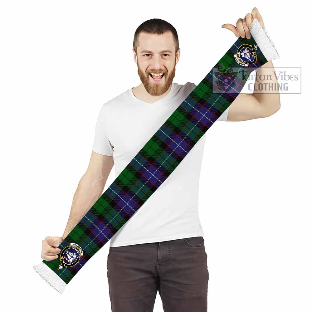 Tartan Vibes Clothing Galbraith Tartan Ruffneck Scarf with Family Crest