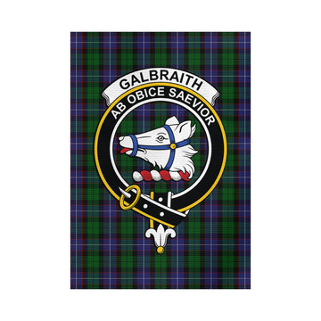 Galbraith Tartan Garden Flag with Family Crest