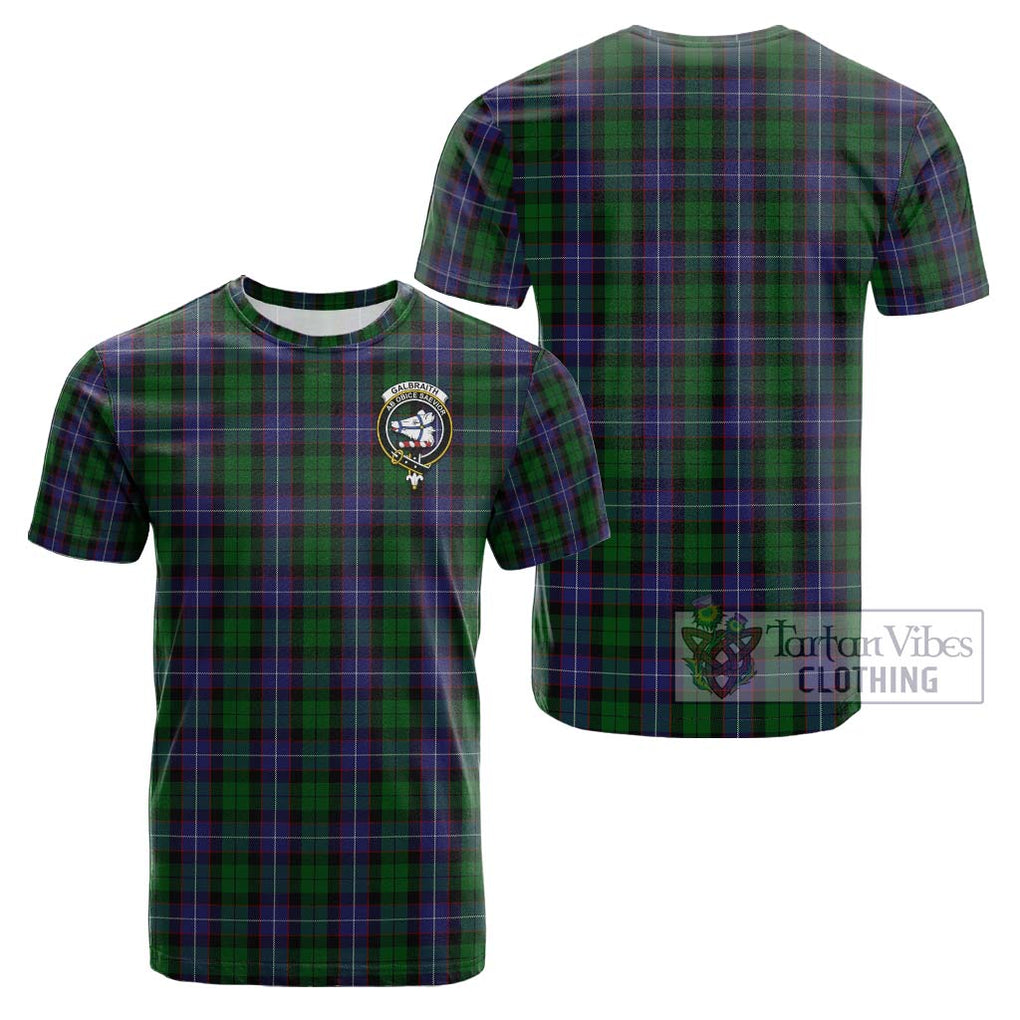 Galbraith Tartan Cotton T-Shirt with Family Crest Kid's Shirt - Tartanvibesclothing Shop