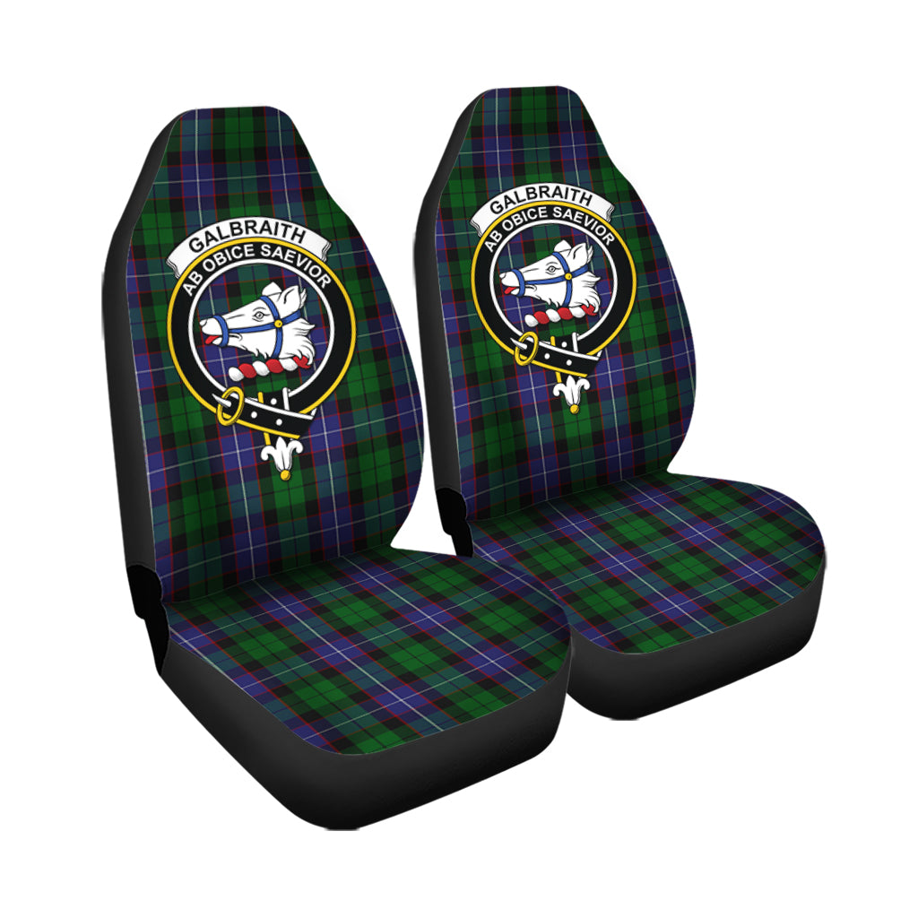 Galbraith Tartan Car Seat Cover with Family Crest - Tartanvibesclothing