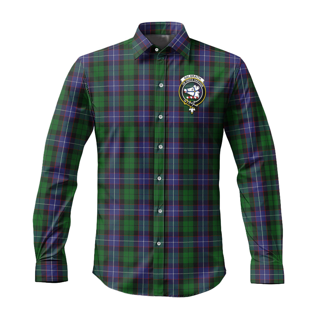 galbraith-tartan-long-sleeve-button-up-shirt-with-family-crest