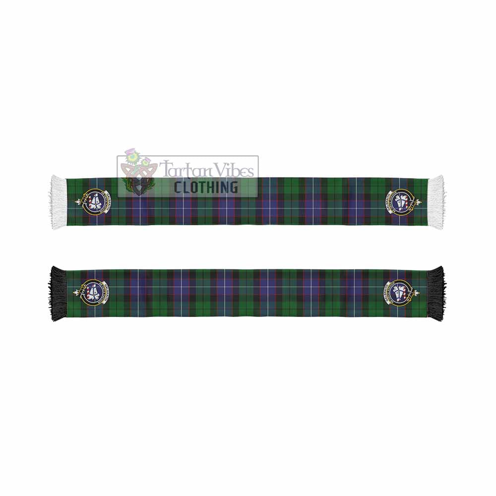 Tartan Vibes Clothing Galbraith Tartan Ruffneck Scarf with Family Crest