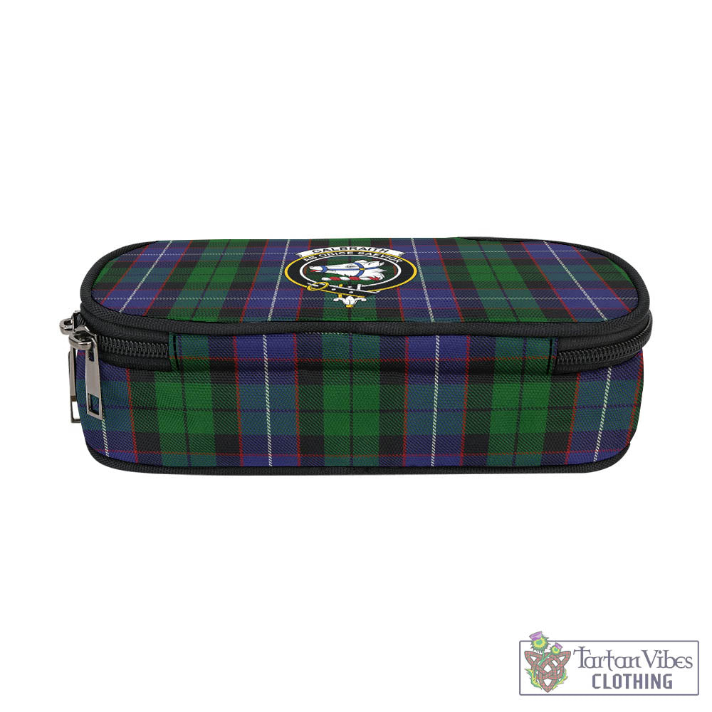 Tartan Vibes Clothing Galbraith Tartan Pen and Pencil Case with Family Crest