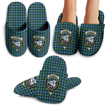 Galbraith Ancient Tartan Home Slippers with Family Crest