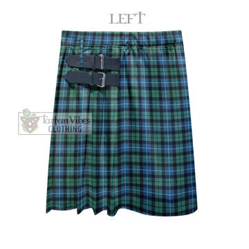 Galbraith Ancient Tartan Men's Pleated Skirt - Fashion Casual Retro Scottish Kilt Style