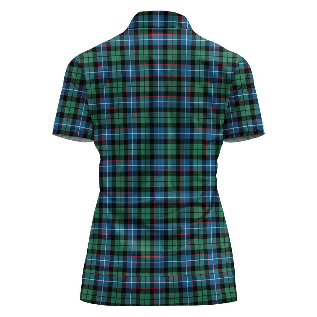 galbraith-ancient-tartan-polo-shirt-with-family-crest-for-women
