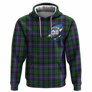 Galbraith Clan Crest In Me Tartan Hoodie Scotland Flag Style