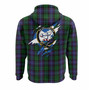 Galbraith Clan Crest In Me Tartan Hoodie Scotland Flag Style