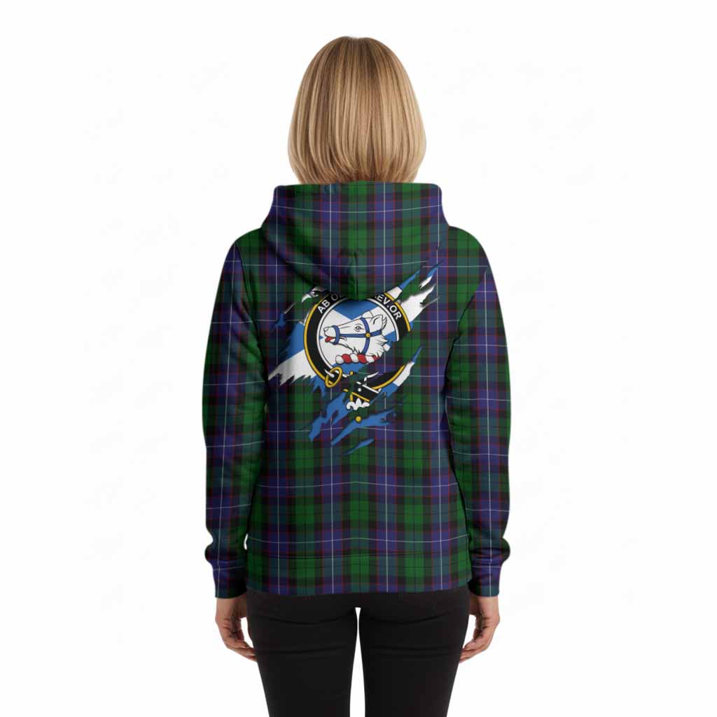 Galbraith Clan Crest In Me Tartan Hoodie Scotland Flag Style