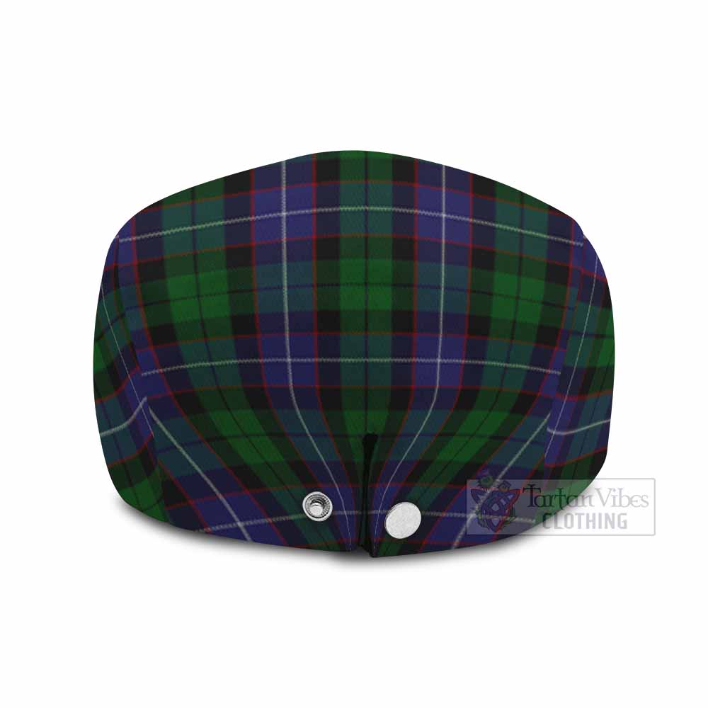 Galbraith Family Crest Tartan Jeff Cap, Tartan Flat Cap