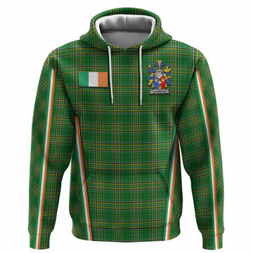 Galbraith Irish Clan Coat of Arm Tartan Hoodie Flag Style