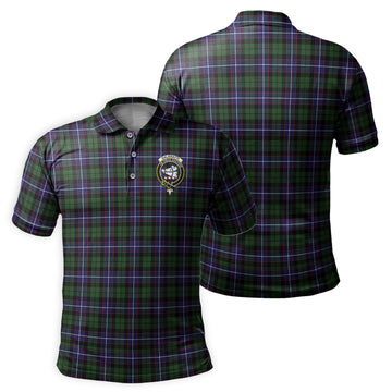 Galbraith Modern Tartan Men's Polo Shirt with Family Crest
