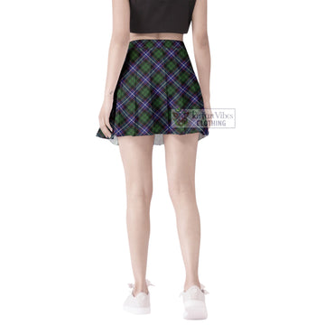 Galbraith Modern Tartan Women's Plated Mini Skirt