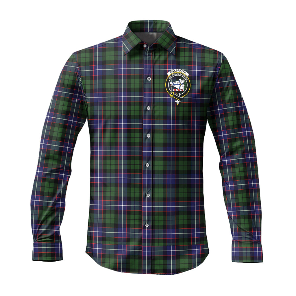 galbraith-modern-tartan-long-sleeve-button-up-shirt-with-family-crest