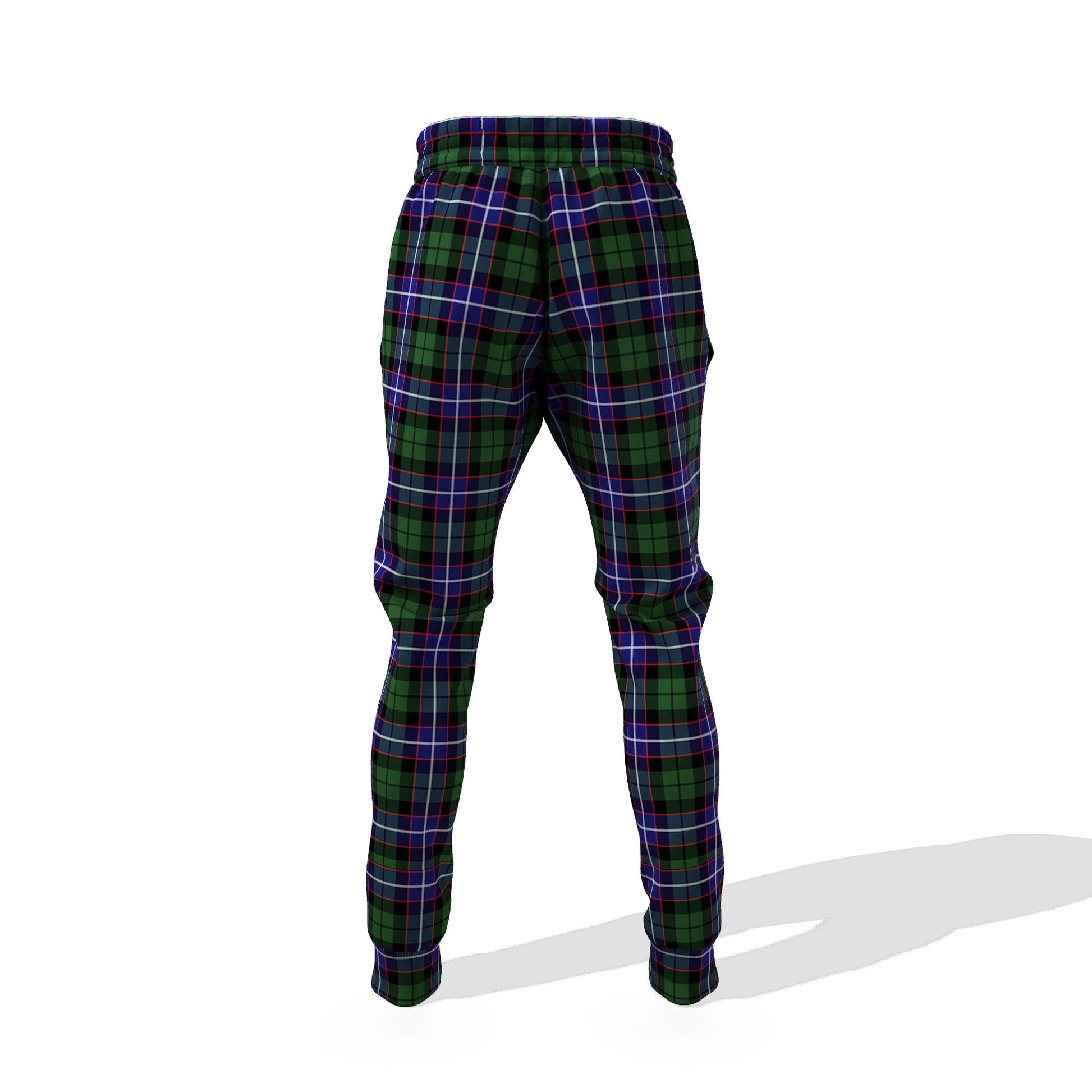 Galbraith Modern Tartan Joggers Pants with Family Crest - Tartanvibesclothing