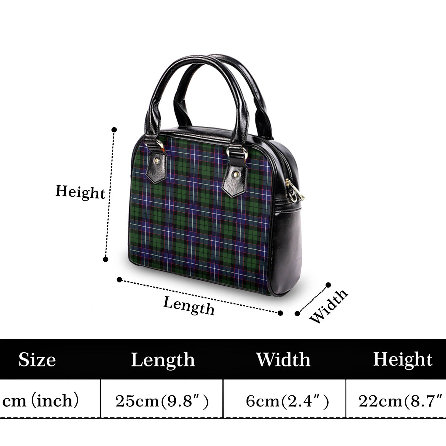 Galbraith Modern Tartan Shoulder Handbags - Tartanvibesclothing